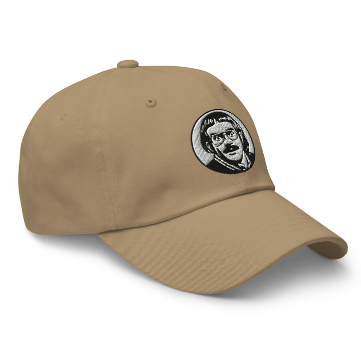 Fluid Identity Chit Do It Lady Cap in Khaki with Embroidered Graphic Design