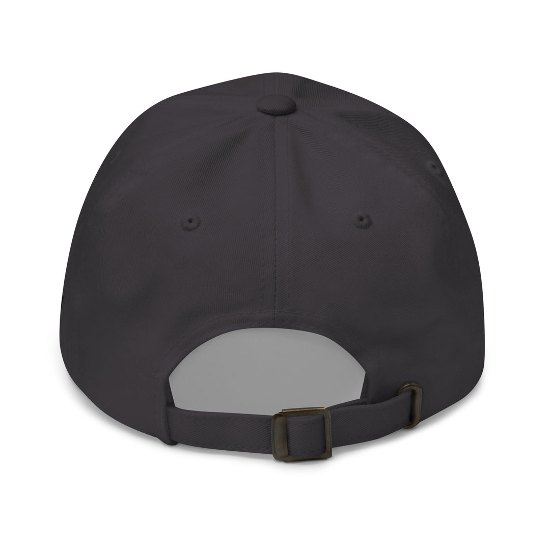 Back view of Fluid Identity cap featuring adjustable strap, perfect for Urban Streetwear Apparel enthusiasts