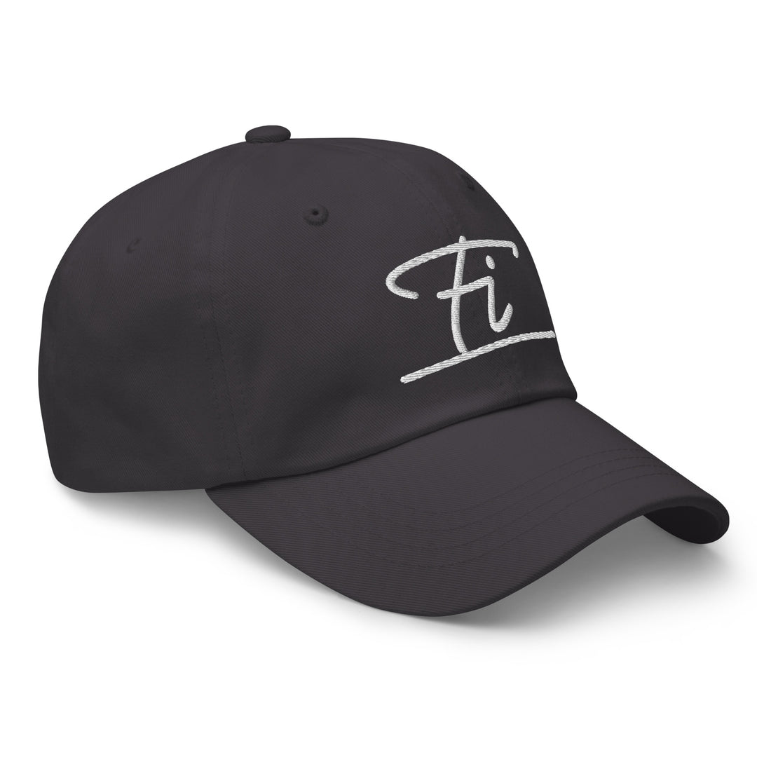 Fluid Identity Black Cap featuring signature logo for Urban Style Streetwear Fashion enthusiasts