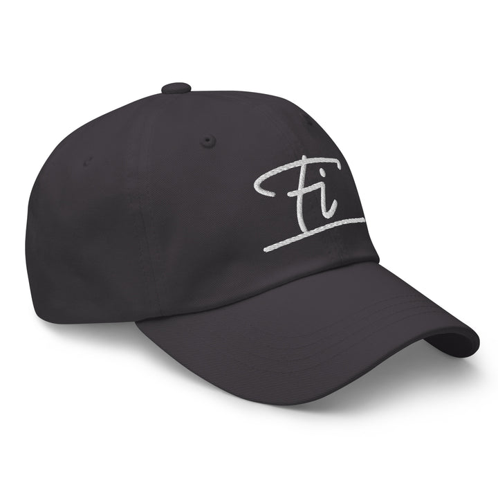 Fluid Identity Black Cap featuring signature logo for Urban Style Streetwear Fashion enthusiasts