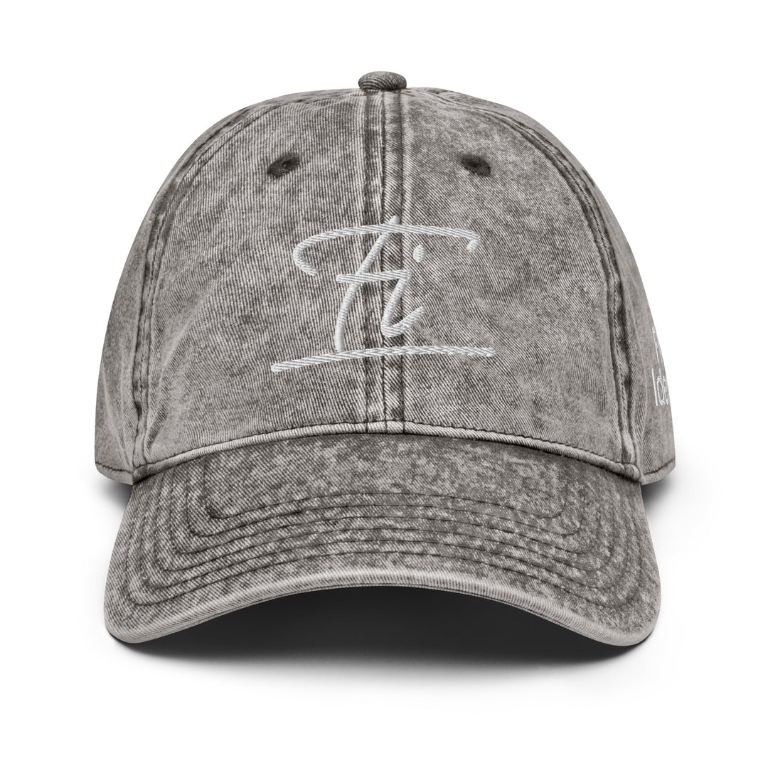 Gray Fluid Identity Cap showcasing Urban Style Streetwear Fashion with embroidered logo