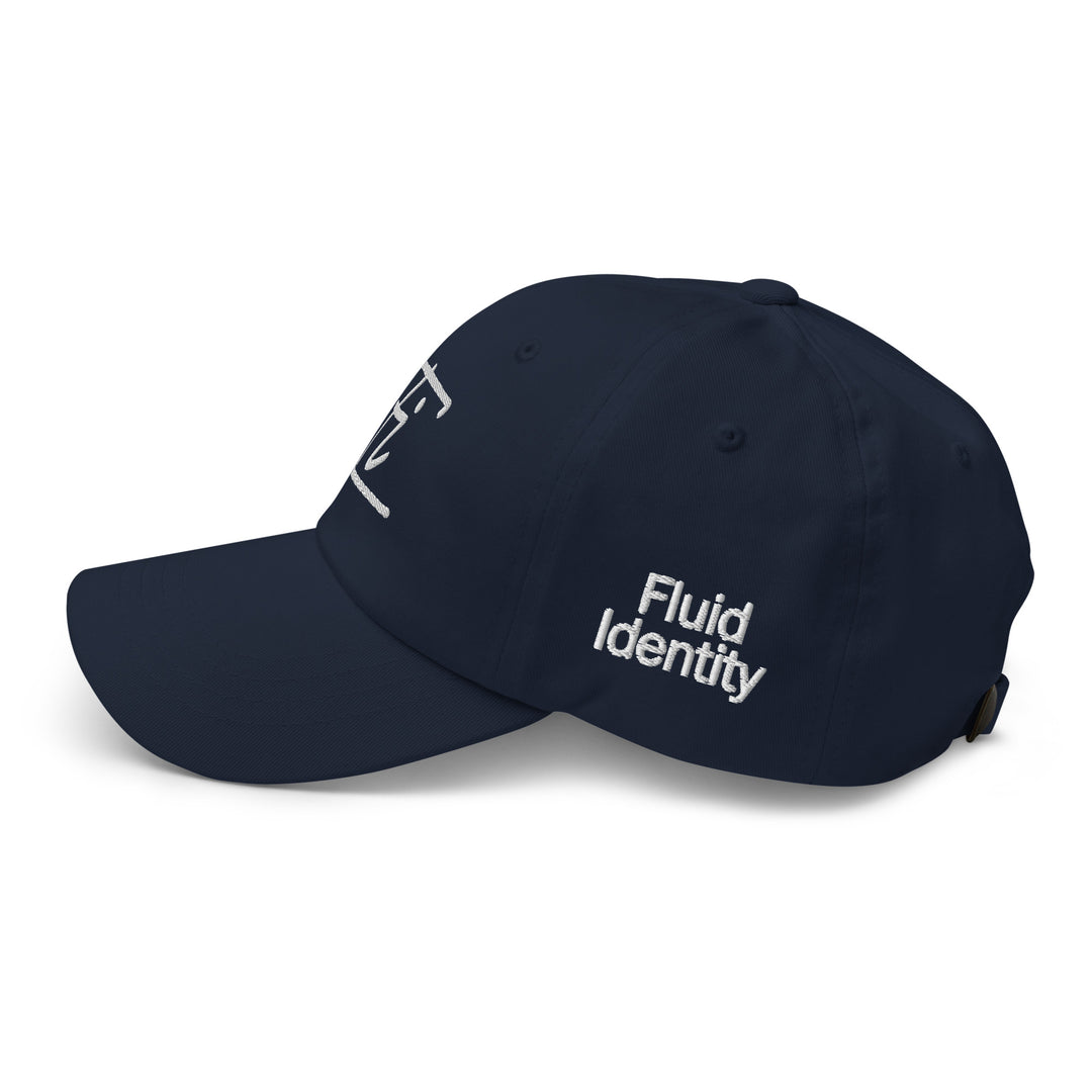 Navy Fluid Identity Cap featuring sleek design for Urban Style Streetwear Fashion enthusiasts