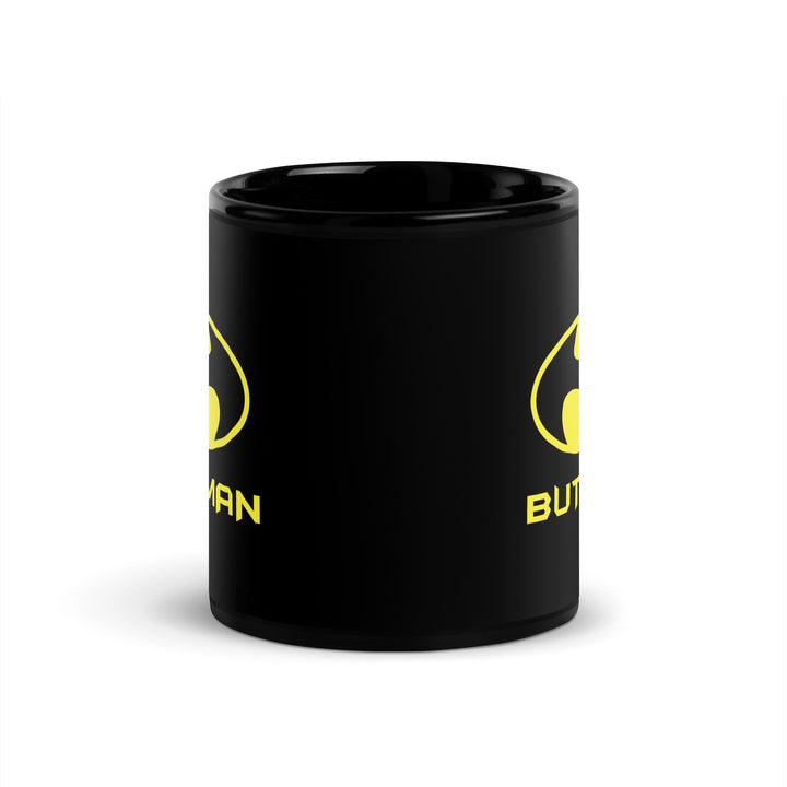 Black Funny Satire Coffee Mug featuring a humorous design for comic fans