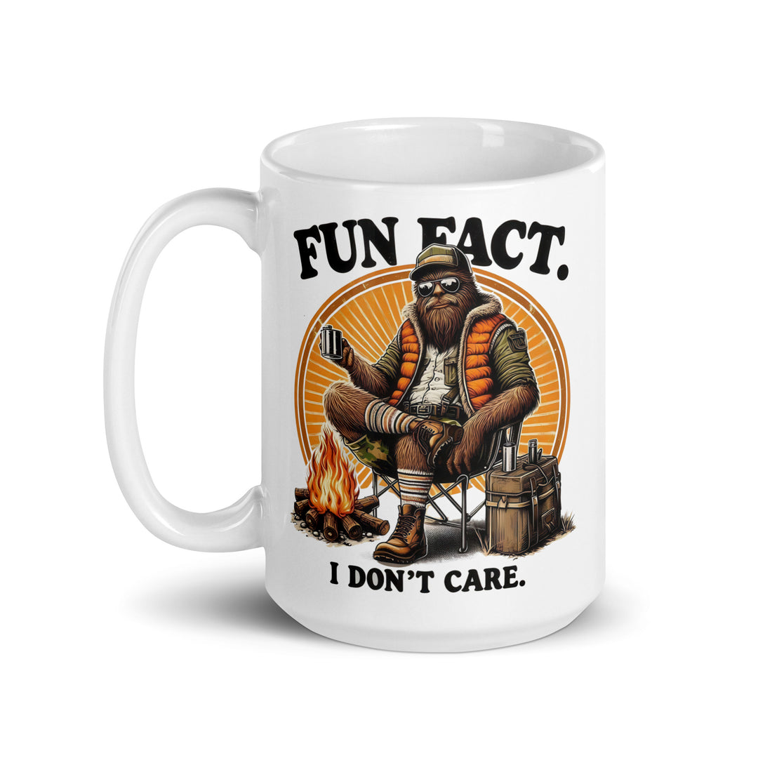 Funny Satire Coffee Mug featuring a relaxed character with a humorous quote