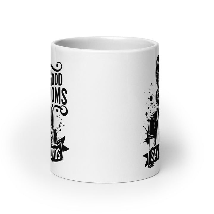 Funny Satire Coffee Mug featuring humorous quotes and playful design for coffee lovers