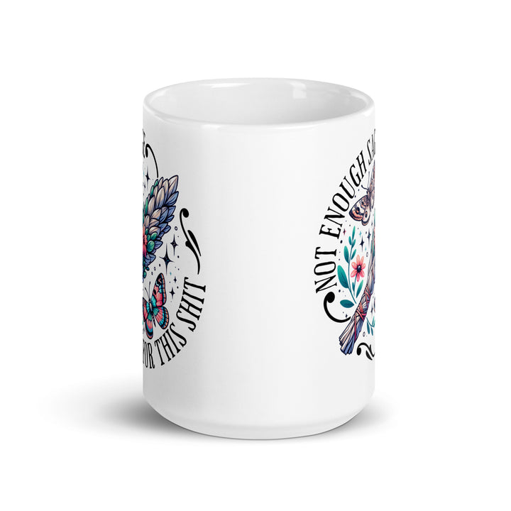 Funny Satire Coffee Mug featuring vibrant illustrations and humorous quotes for coffee lovers