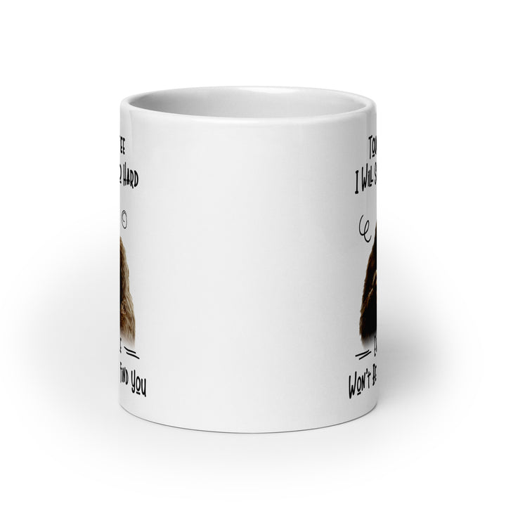 Funny Satire Coffee Mug featuring humorous quotes and a quirky design for coffee lovers