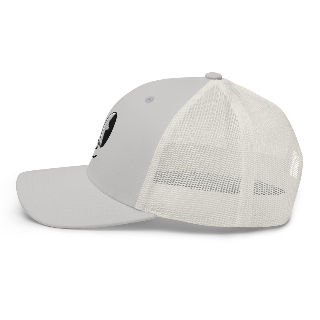 Gray Fluid Identity Snapback Hat for stylish casual wear in Urban Streetwear Apparel