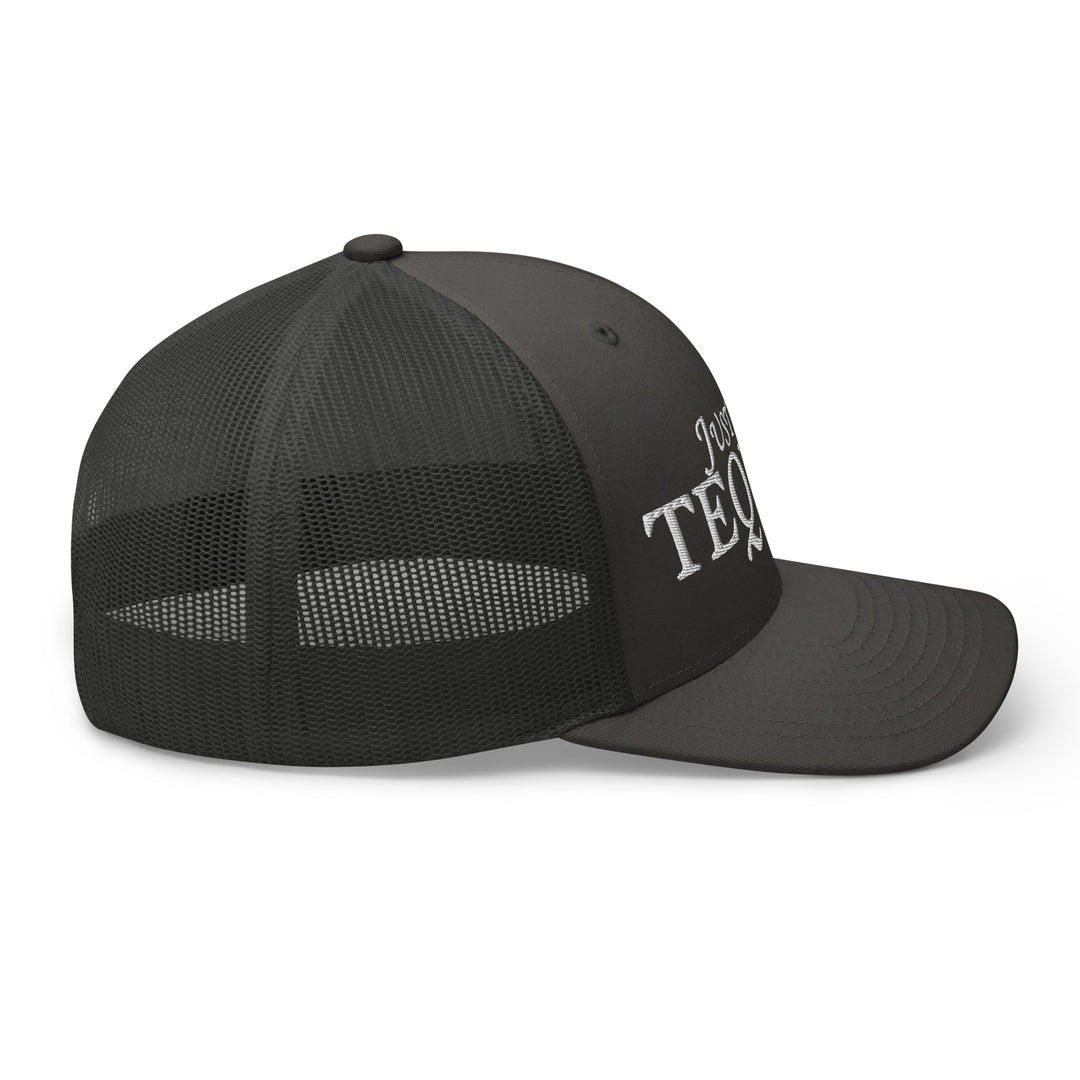 Fluid Identity Black Snapback Cap with Mesh Back for Urban Streetwear Apparel Fans