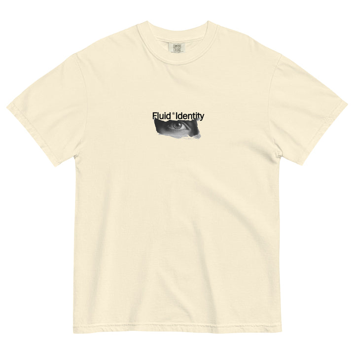 Fluid Identity Cream T-Shirt featuring Urban Style Streetwear Fashion Graphic Design