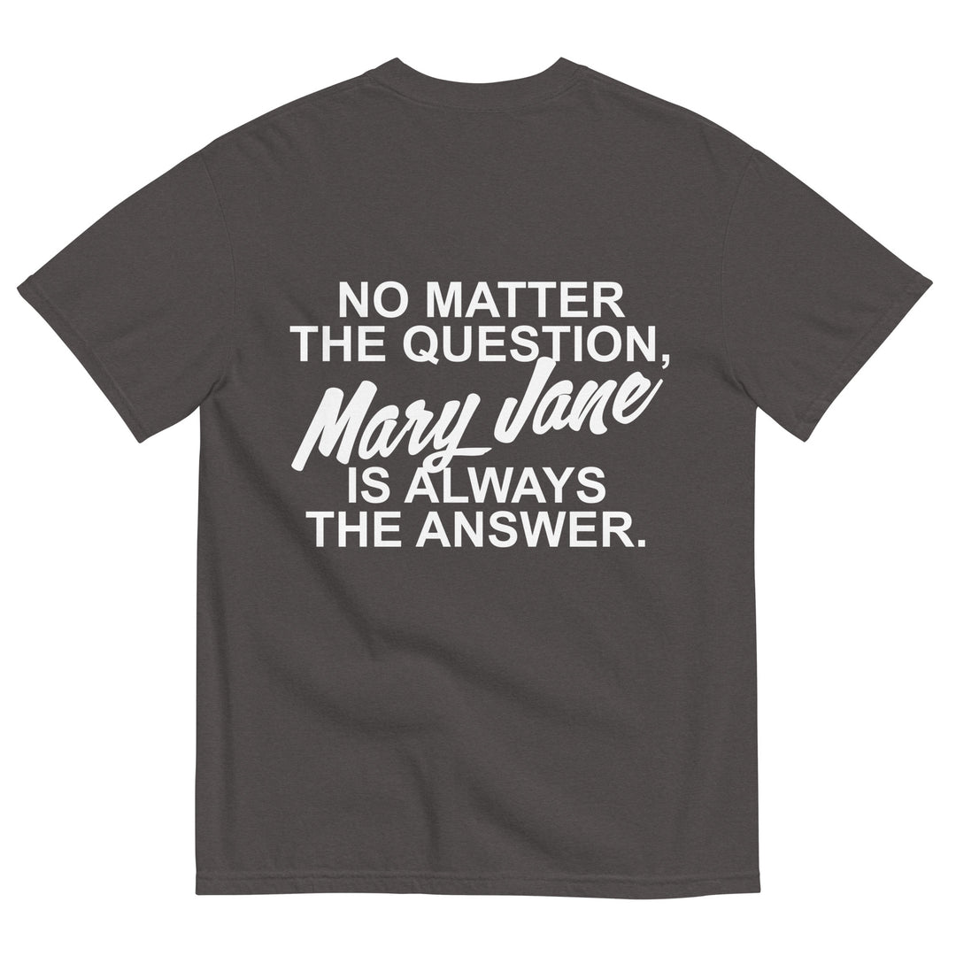 Gray T-shirt featuring bold white text, perfect for Urban Style Streetwear Fashion enthusiasts