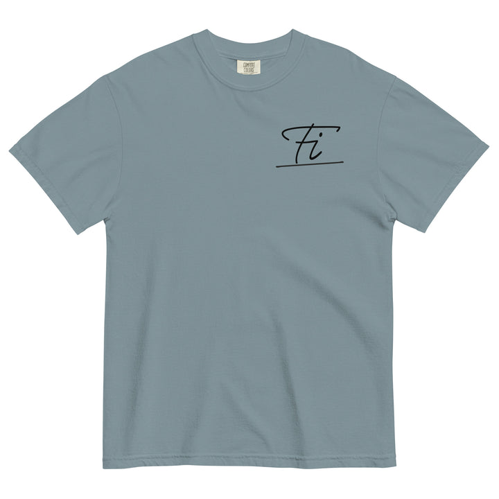 Fluid Identity Short Sleeve T-Shirt in Light Blue for Urban Style Streetwear Fashion