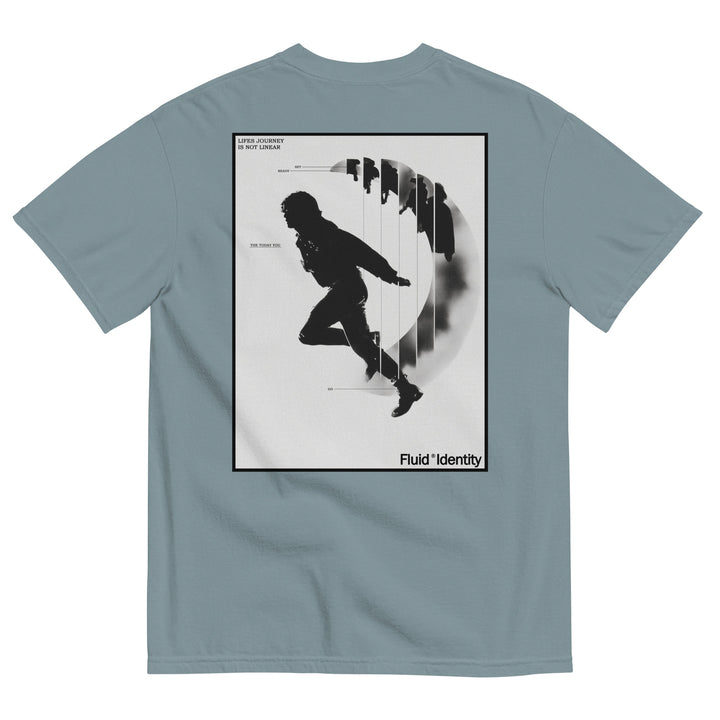 Fluid Identity Urban Style Streetwear Fashion T-shirt with striking silhouette graphic design