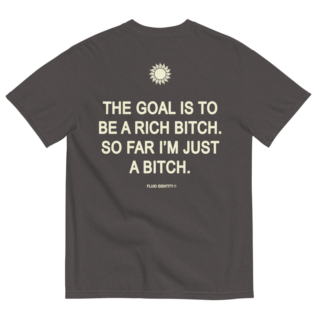 Fluid Identity Urban Style Streetwear Fashion T-shirt with printed quote on back for casual wear